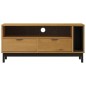 vidaXL TV-Schrank FLAM 110x40x50 cm Massivholz Kiefer vidaXL TV-Schrank FLAM 110x40x50 cm Massivholz Kiefer