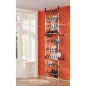 vidaXL Teleskop-Schuhregal mit Stangen Aluminium vidaXL Teleskop-Schuhregal mit Stangen Aluminium