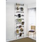 vidaXL Teleskop-Schuhregal mit Stangen Aluminium vidaXL Teleskop-Schuhregal mit Stangen Aluminium