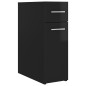 vidaXL Apothekerschrank Hochglanz-Schwarz 20x45,5x60 cm Holzwerkstoff vidaXL Apothekerschrank Hochglanz-Schwarz 20x45,5x60 cm Holzwerkstoff