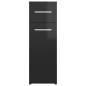 vidaXL Apothekerschrank Hochglanz-Schwarz 20x45,5x60 cm Holzwerkstoff vidaXL Apothekerschrank Hochglanz-Schwarz 20x45,5x60 cm Holzwerkstoff