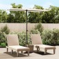 vidaXL Sonnenschirm mit Aluminium-Mast 180 x 110 cm Sandweiß vidaXL Sonnenschirm mit Aluminium-Mast 180 x 110 cm Sandweiß