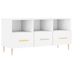 vidaXL TV-Schrank Weiß 102x36x50 cm Holzwerkstoff