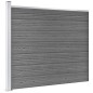vidaXL Zaunelement WPC 175x146 cm Grau vidaXL Zaunelement WPC 175x146 cm Grau