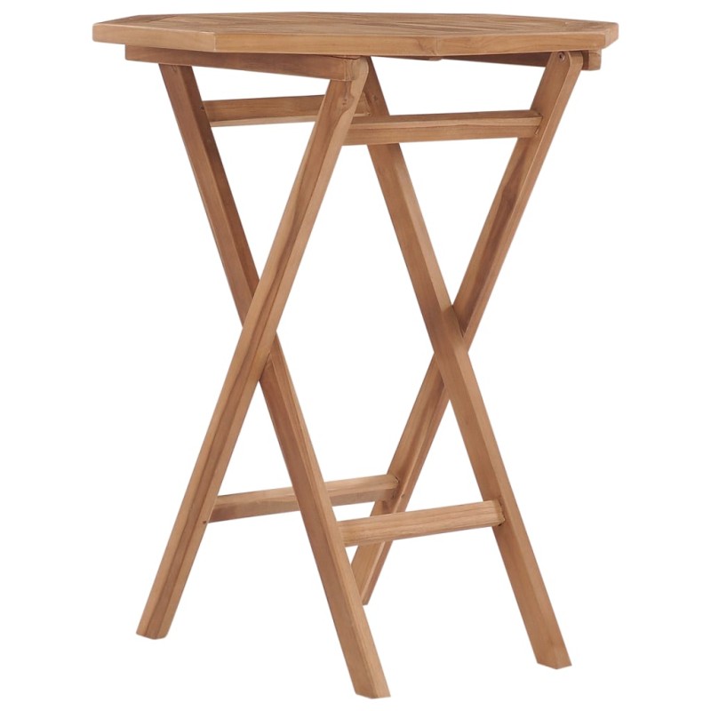 vidaXL Klappbarer Gartentisch 60×60×75 cm Teak Massivholz vidaXL Klappbarer Gartentisch 60×60×75 cm Teak Massivholz