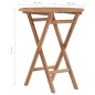 vidaXL Klappbarer Gartentisch 60×60×75 cm Teak Massivholz vidaXL Klappbarer Gartentisch 60×60×75 cm Teak Massivholz