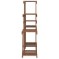 vidaXL Blumenständer 110x25x96 cm Massivholz Tanne vidaXL Blumenständer 110x25x96 cm Massivholz Tanne