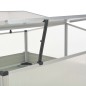 vidaXL Gewächshaus Anthrazit 100x100x77 cm Verzinkter Stahl vidaXL Gewächshaus Anthrazit 100x100x77 cm Verzinkter Stahl