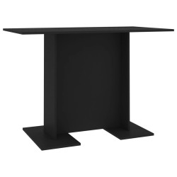 vidaXL Esstisch Schwarz 110x60x75 cm Holzwerkstoff