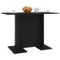 vidaXL Esstisch Schwarz 110x60x75 cm Holzwerkstoff vidaXL Esstisch Schwarz 110x60x75 cm Holzwerkstoff