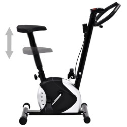 vidaXL Heimtrainer mit Riemenantrieb Schwarz