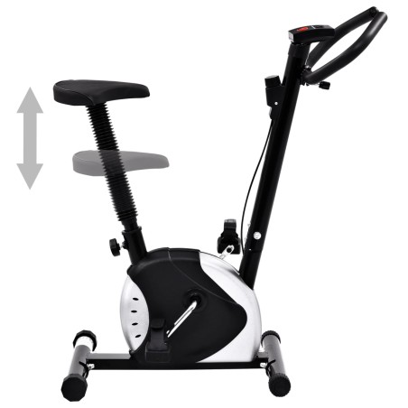 vidaXL Heimtrainer mit Riemenantrieb Schwarz