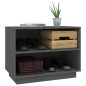 vidaXL Schuhschrank Grau 60x34x45 cm Massivholz Kiefer vidaXL Schuhschrank Grau 60x34x45 cm Massivholz Kiefer