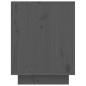 vidaXL Schuhschrank Grau 60x34x45 cm Massivholz Kiefer vidaXL Schuhschrank Grau 60x34x45 cm Massivholz Kiefer