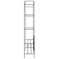 vidaXL Rosenbogen mit Tor Schwarz 138 x 40 x 238 cm Eisen vidaXL Rosenbogen mit Tor Schwarz 138 x 40 x 238 cm Eisen