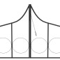 vidaXL Rosenbogen mit Tor Schwarz 138 x 40 x 238 cm Eisen vidaXL Rosenbogen mit Tor Schwarz 138 x 40 x 238 cm Eisen