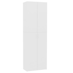 vidaXL TV-Schrank Weiß 60x32x190 cm Holzwerkstoff
