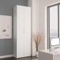 vidaXL TV-Schrank Weiß 60x32x190 cm Holzwerkstoff vidaXL TV-Schrank Weiß 60x32x190 cm Holzwerkstoff