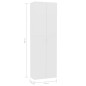 vidaXL TV-Schrank Weiß 60x32x190 cm Holzwerkstoff vidaXL TV-Schrank Weiß 60x32x190 cm Holzwerkstoff