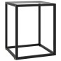 vidaXL Couchtisch Schwarz mit Hartglas 40x40x50 cm vidaXL Couchtisch Schwarz mit Hartglas 40x40x50 cm