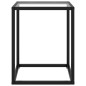 vidaXL Couchtisch Schwarz mit Hartglas 40x40x50 cm vidaXL Couchtisch Schwarz mit Hartglas 40x40x50 cm