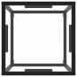 vidaXL Couchtisch Schwarz mit Hartglas 40x40x50 cm vidaXL Couchtisch Schwarz mit Hartglas 40x40x50 cm