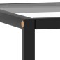 vidaXL Couchtisch Schwarz mit Hartglas 40x40x50 cm vidaXL Couchtisch Schwarz mit Hartglas 40x40x50 cm