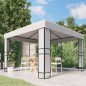vidaXL Pavillon mit Doppeldach 3 x 3 m Weiß vidaXL Pavillon mit Doppeldach 3 x 3 m Weiß