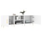 vidaXL TV-Schrank Weiß 150x30x50 cm Holzwerkstoff vidaXL TV-Schrank Weiß 150x30x50 cm Holzwerkstoff