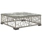 8-tlg. Garten-Lounge-Set mit Auflagen Poly Rattan Grau 8-tlg. Garten-Lounge-Set mit Auflagen Poly Rattan Grau