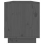 vidaXL TV-Schrank Grau 110,5x34x40 cm Massivholz Kiefer vidaXL TV-Schrank Grau 110,5x34x40 cm Massivholz Kiefer