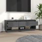 vidaXL TV-Schrank Grau 110,5x34x40 cm Massivholz Kiefer vidaXL TV-Schrank Grau 110,5x34x40 cm Massivholz Kiefer