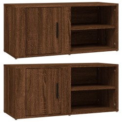 vidaXL TV-Schränke 2 Stk. Braun Eiche 80x31,5x36 cm Holzwerkstoff