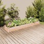 vidaXL Hochbeet mit Einsatz 240x45x25 cm Massivholz Tanne vidaXL Hochbeet mit Einsatz 240x45x25 cm Massivholz Tanne