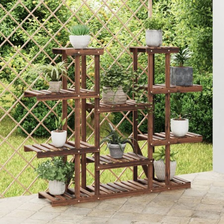 vidaXL Blumenständer 110x25x110,5 cm Massivholz Tanne