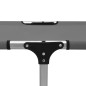 vidaXL Senioren-Sonnenliege Extra Hoch Klappbar Grau Aluminium vidaXL Senioren-Sonnenliege Extra Hoch Klappbar Grau Aluminium