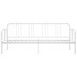 vidaXL Schlafsofa Bettgestell Weiß Metall 90x200 cm vidaXL Schlafsofa Bettgestell Weiß Metall 90x200 cm