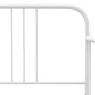 vidaXL Schlafsofa Bettgestell Weiß Metall 90x200 cm vidaXL Schlafsofa Bettgestell Weiß Metall 90x200 cm