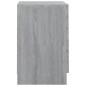 vidaXL Nachttisch Grau Sonoma 38x35x56 cm Holzwerkstoff vidaXL Nachttisch Grau Sonoma 38x35x56 cm Holzwerkstoff