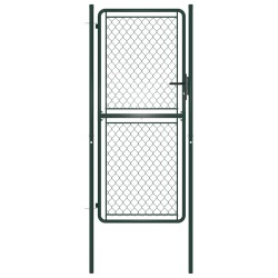 vidaXL Gartentor Stahl 100×175 cm Grün