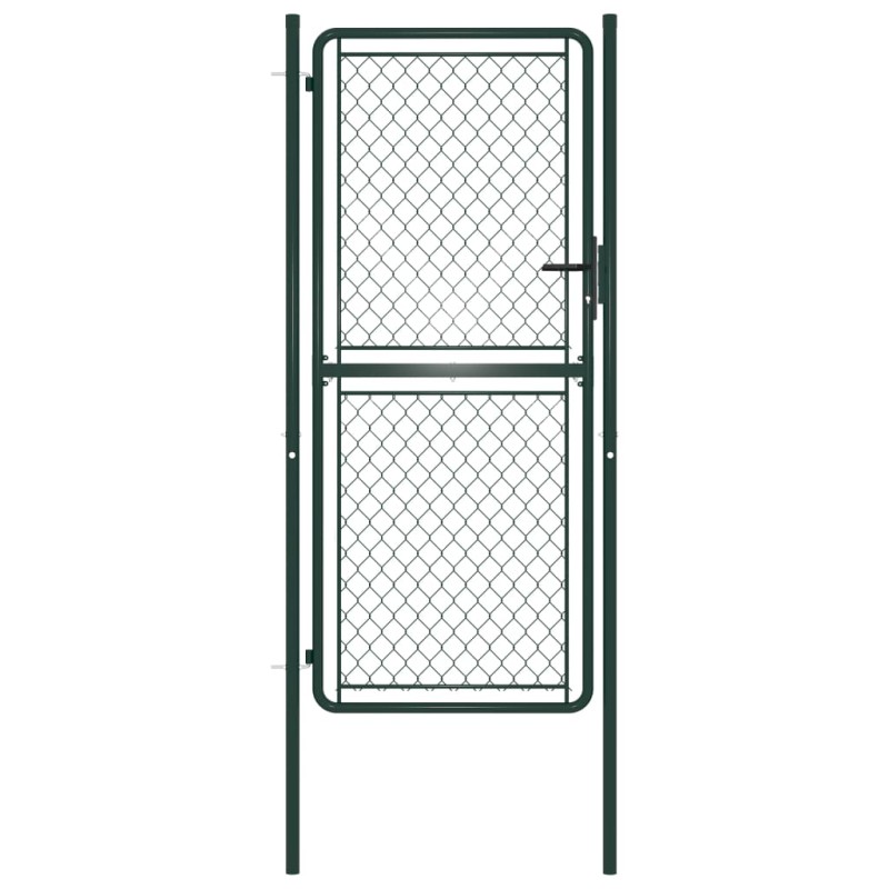 vidaXL Gartentor Stahl 100×175 cm Grün vidaXL Gartentor Stahl 100×175 cm Grün