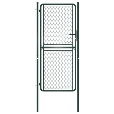 vidaXL Gartentor Stahl 100×175 cm Grün