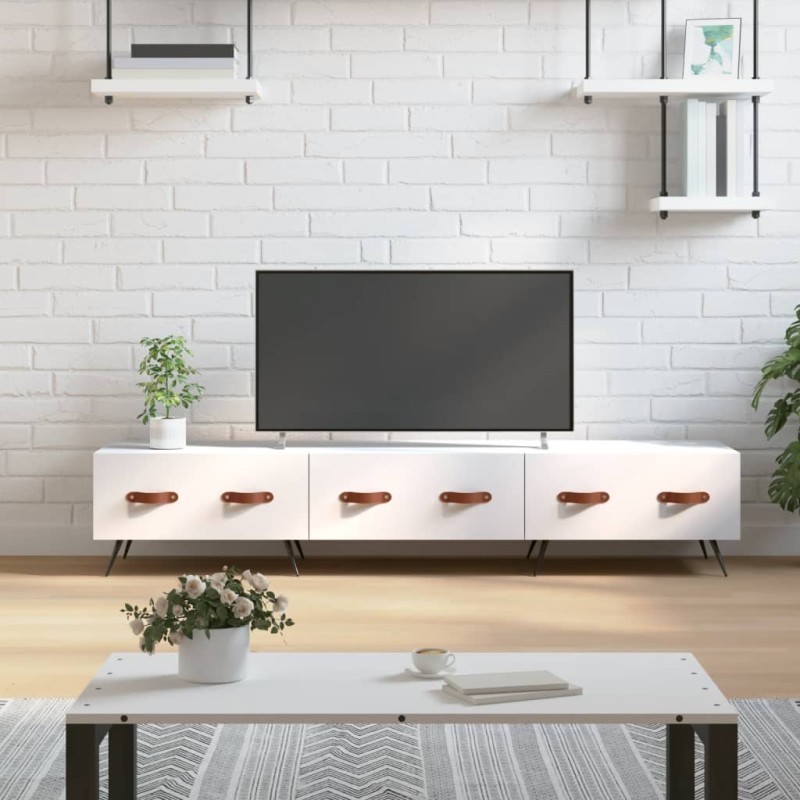 vidaXL TV-Schrank Weiß 150x36x30 cm Holzwerkstoff vidaXL TV-Schrank Weiß 150x36x30 cm Holzwerkstoff