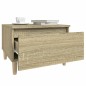 vidaXL Beistelltische 2 Stk. Sonoma-Eiche 50x46x35 cm Holzwerkstoff vidaXL Beistelltische 2 Stk. Sonoma-Eiche 50x46x35 cm Holzwerkstoff