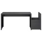 vidaXL Couchtisch Hochglanz-Grau 90x45x35 cm Holzwerkstoff vidaXL Couchtisch Hochglanz-Grau 90x45x35 cm Holzwerkstoff