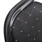 vidaXL Esszimmerstühle 30 Stk. Stoff Schwarz vidaXL Esszimmerstühle 30 Stk. Stoff Schwarz