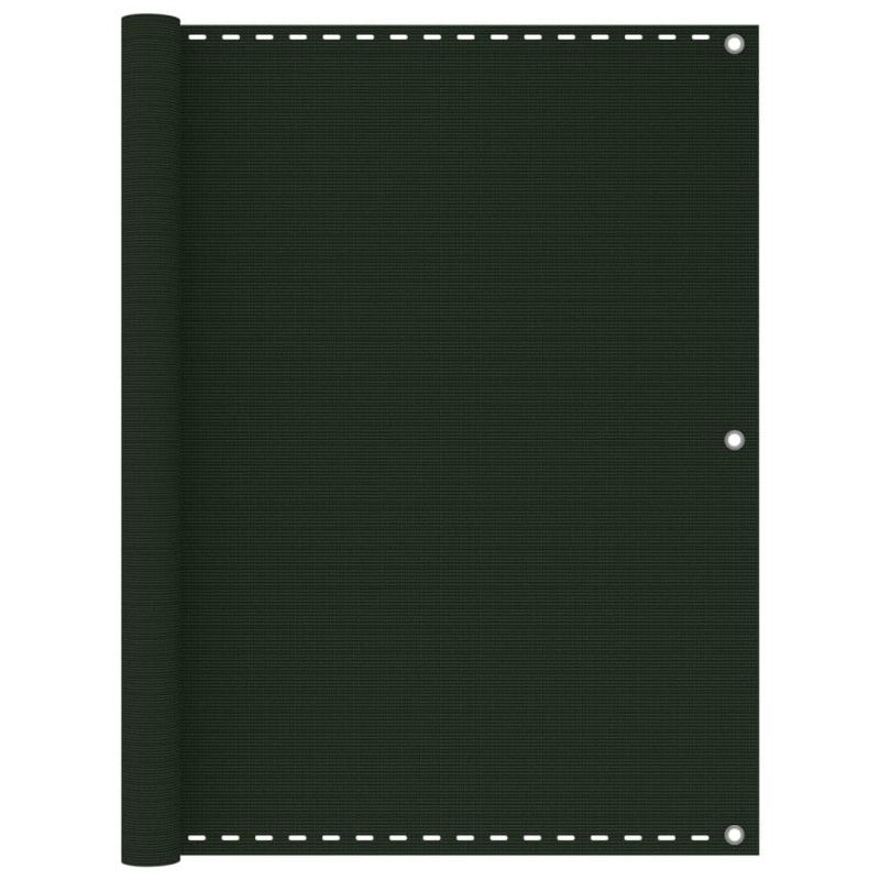 vidaXL Balkon-Sichtschutz Dunkelgrün 120x300 cm HDPE vidaXL Balkon-Sichtschutz Dunkelgrün 120x300 cm HDPE