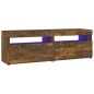 vidaXL TV-Schrank mit LED-Leuchten Räuchereiche 120x35x40 cm vidaXL TV-Schrank mit LED-Leuchten Räuchereiche 120x35x40 cm