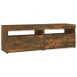 vidaXL TV-Schrank mit LED-Leuchten Räuchereiche 120x35x40 cm vidaXL TV-Schrank mit LED-Leuchten Räuchereiche 120x35x40 cm