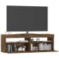 vidaXL TV-Schrank mit LED-Leuchten Räuchereiche 120x35x40 cm vidaXL TV-Schrank mit LED-Leuchten Räuchereiche 120x35x40 cm